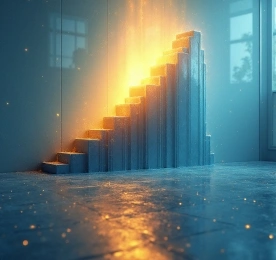 Glowing staircase